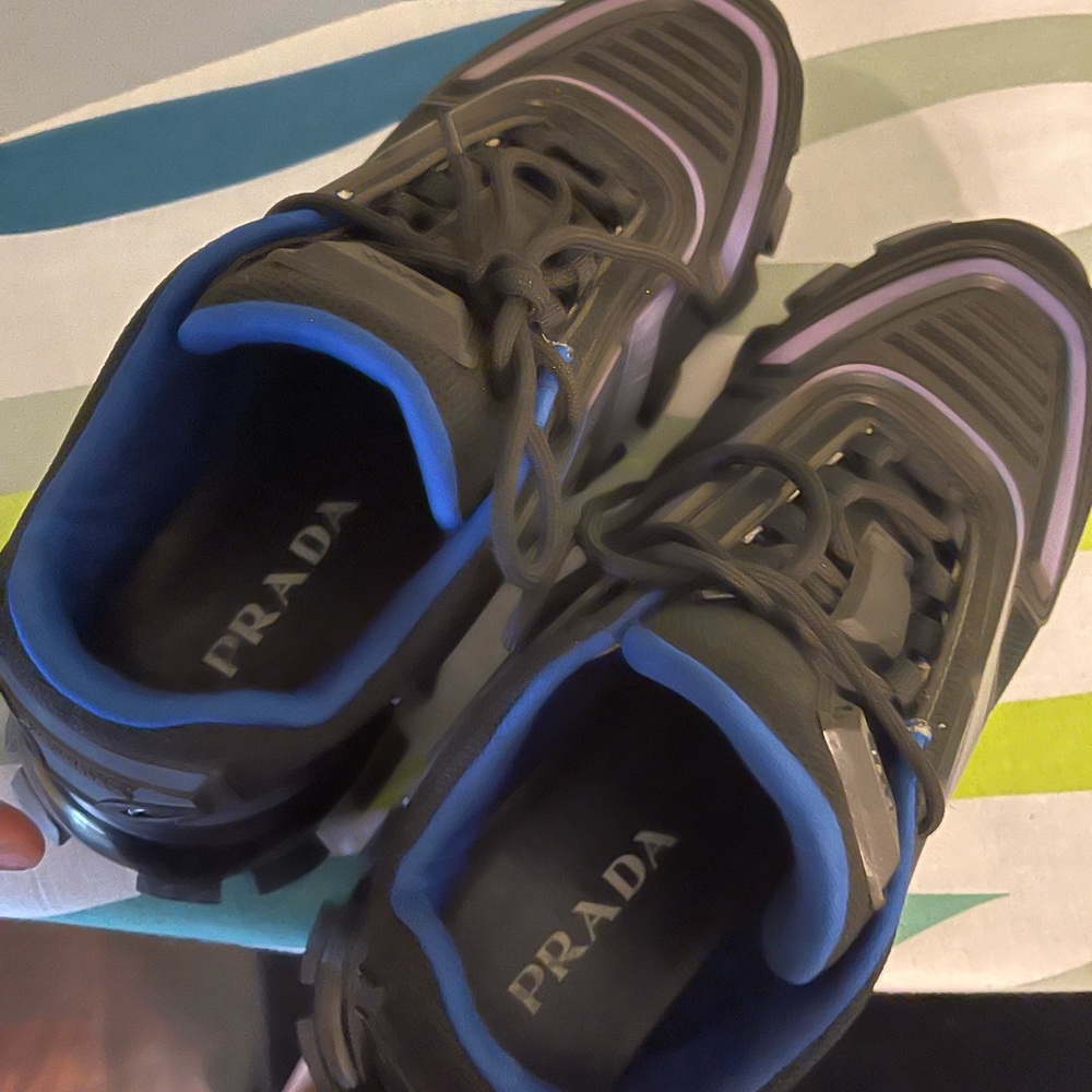 Prada Cloudbust Thunder Metallic Chunky Sneakers - image 2